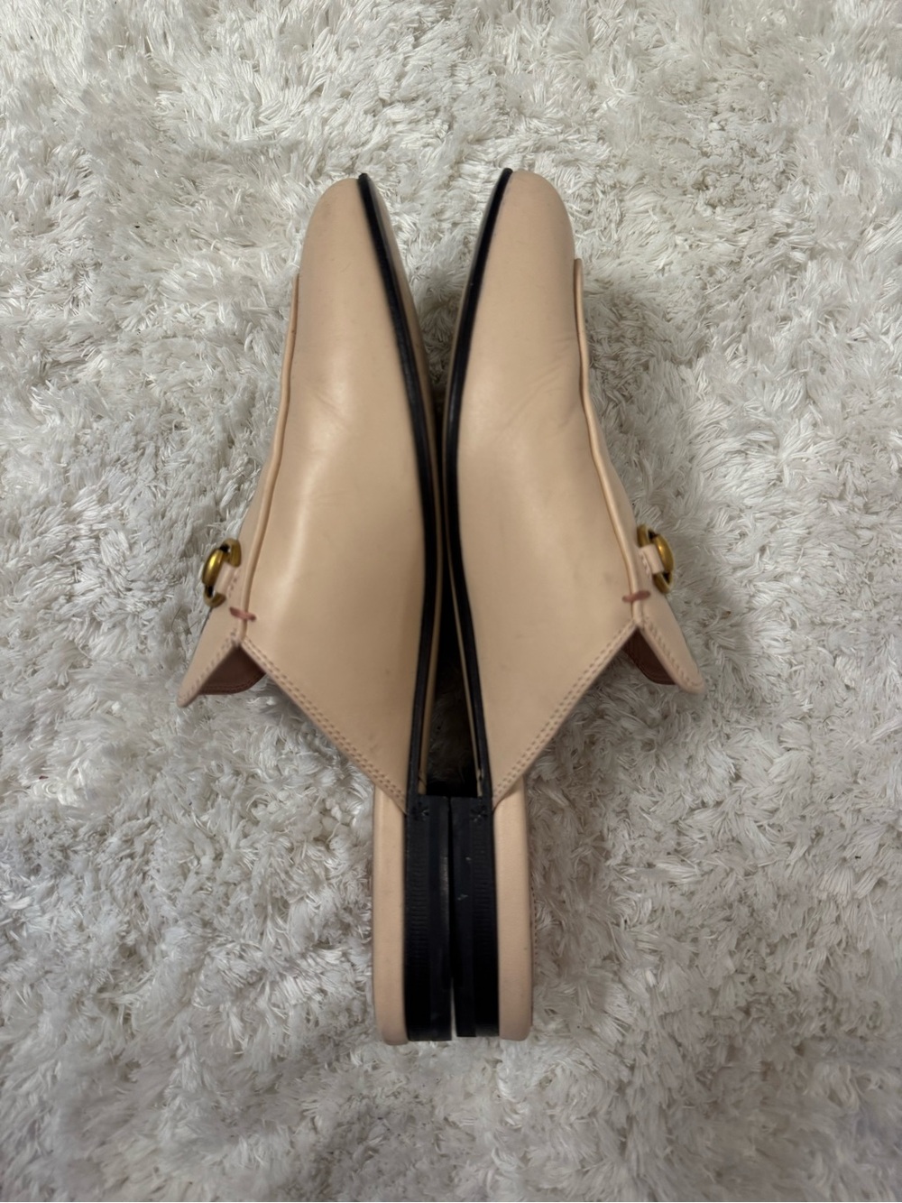 GUCCI Princetown leather mules & clogs SIZE 36.5 - Picture 2 of 6